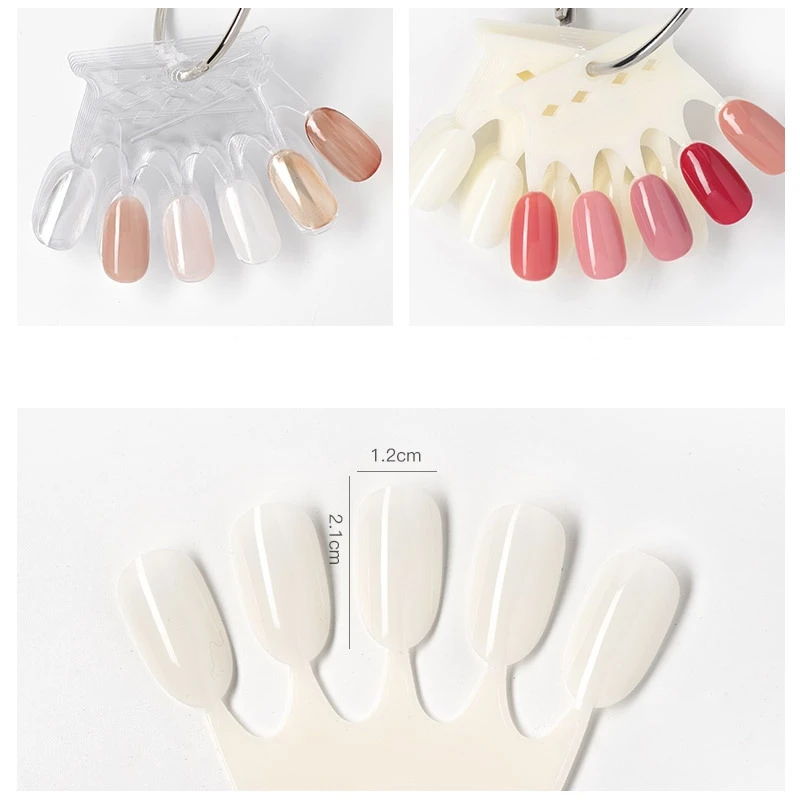 Nail Art Oval - 50 stks/pak Kroonvorm Valse Tips Nail