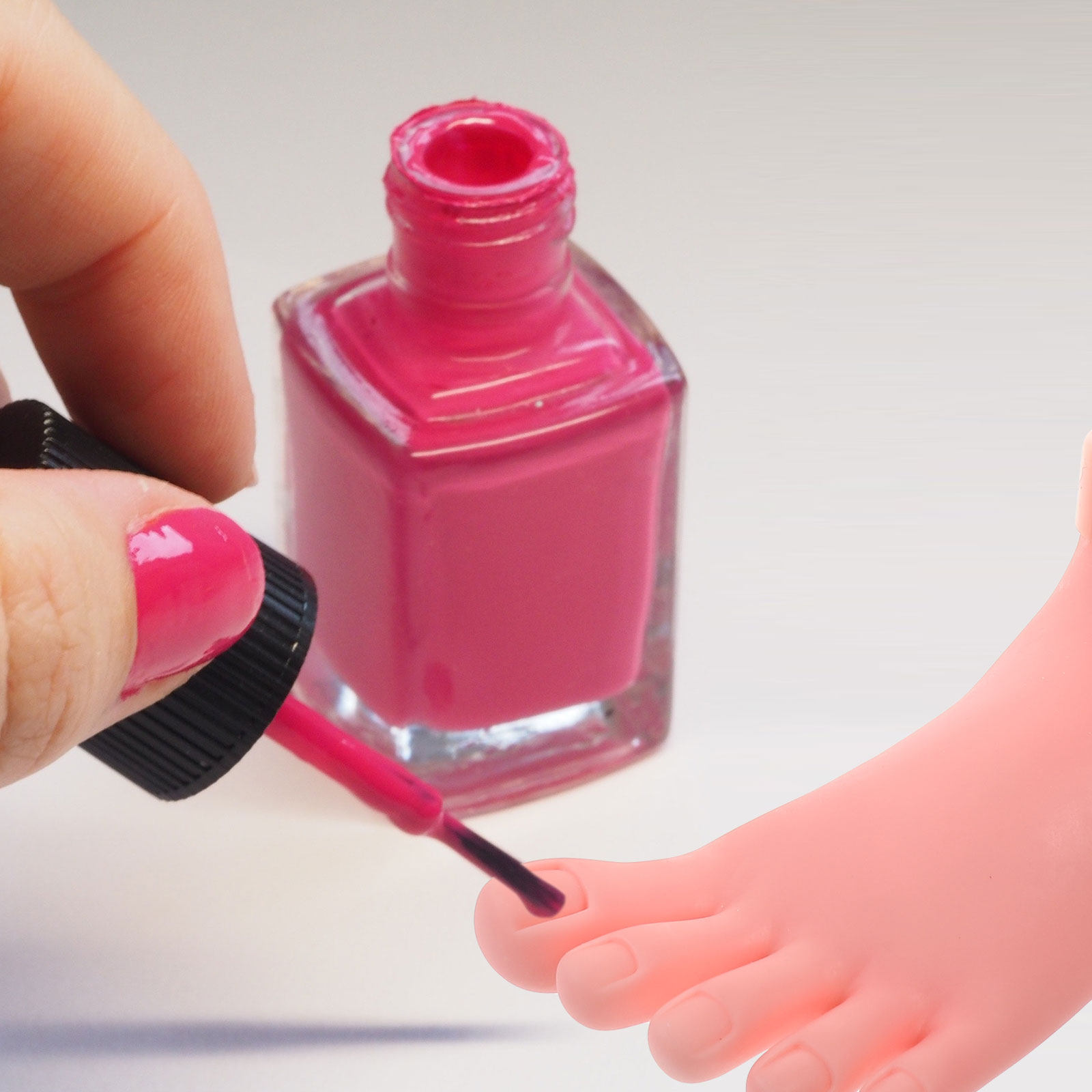 Nail Art Fake Nails - 2 stuks manicure training nep hand