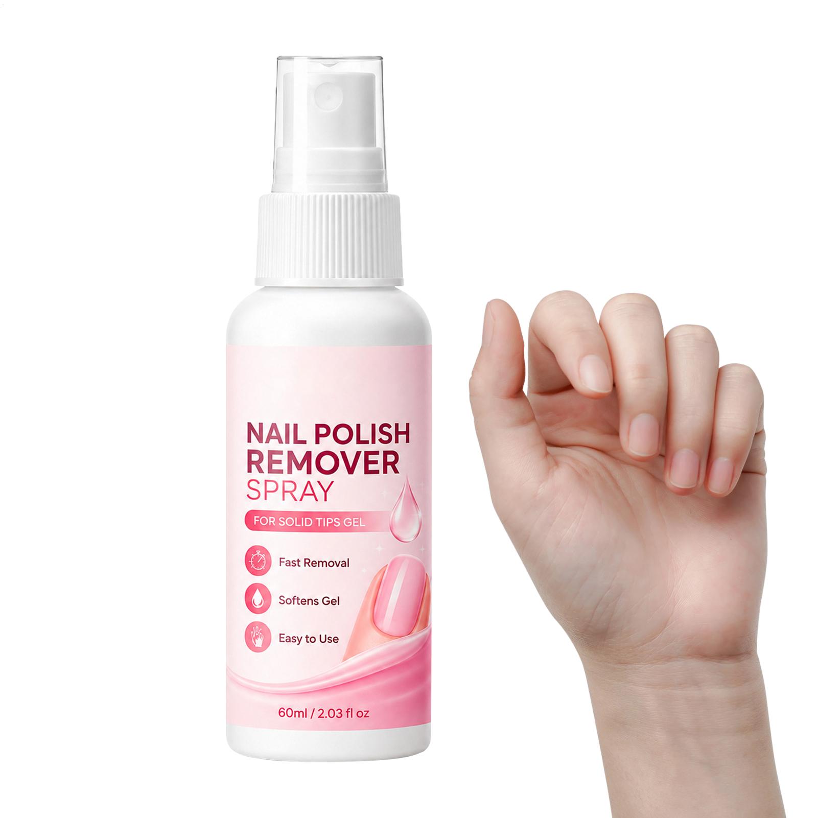 Nail Art Fake Nails - 60ml Nagelverwijderaar Spray voor Press-on Nagels,