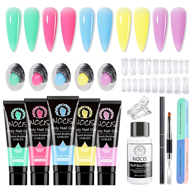 Polygel Nail Kit - NOCIS Poly Nail Gel Kit -