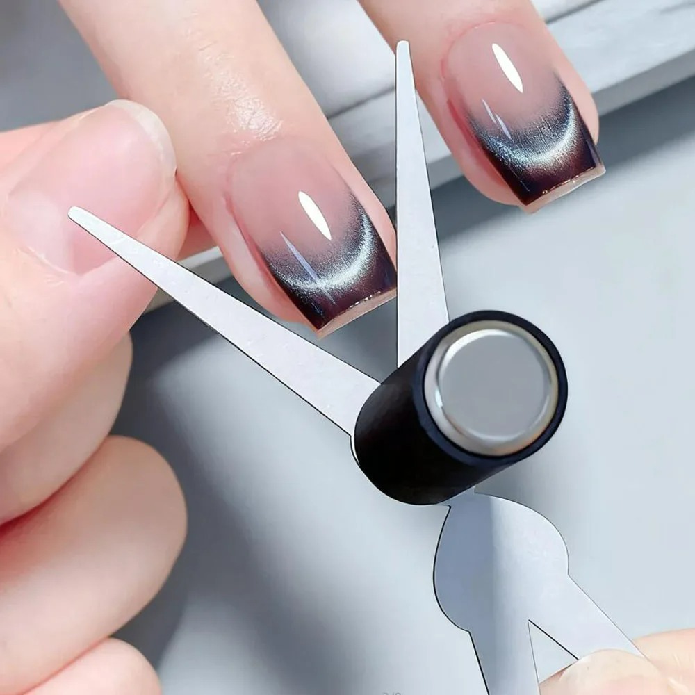 Nail Art Full Color - 1/2 Stuks Dubbelzijdige Franse Nagelkunst Magneet