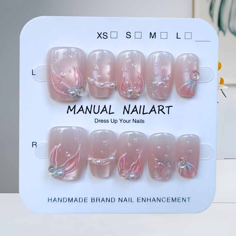 10 stuks Ocean Secret Realm Bl - Nail Art Fake Nails recensie en prijs