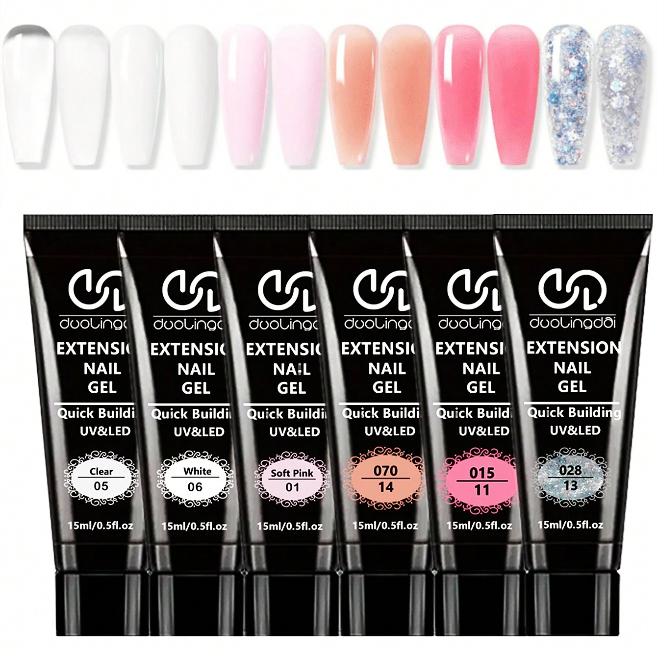 6 kleuren poly extension gel n - Polygel Nail Kit recensie en prijs