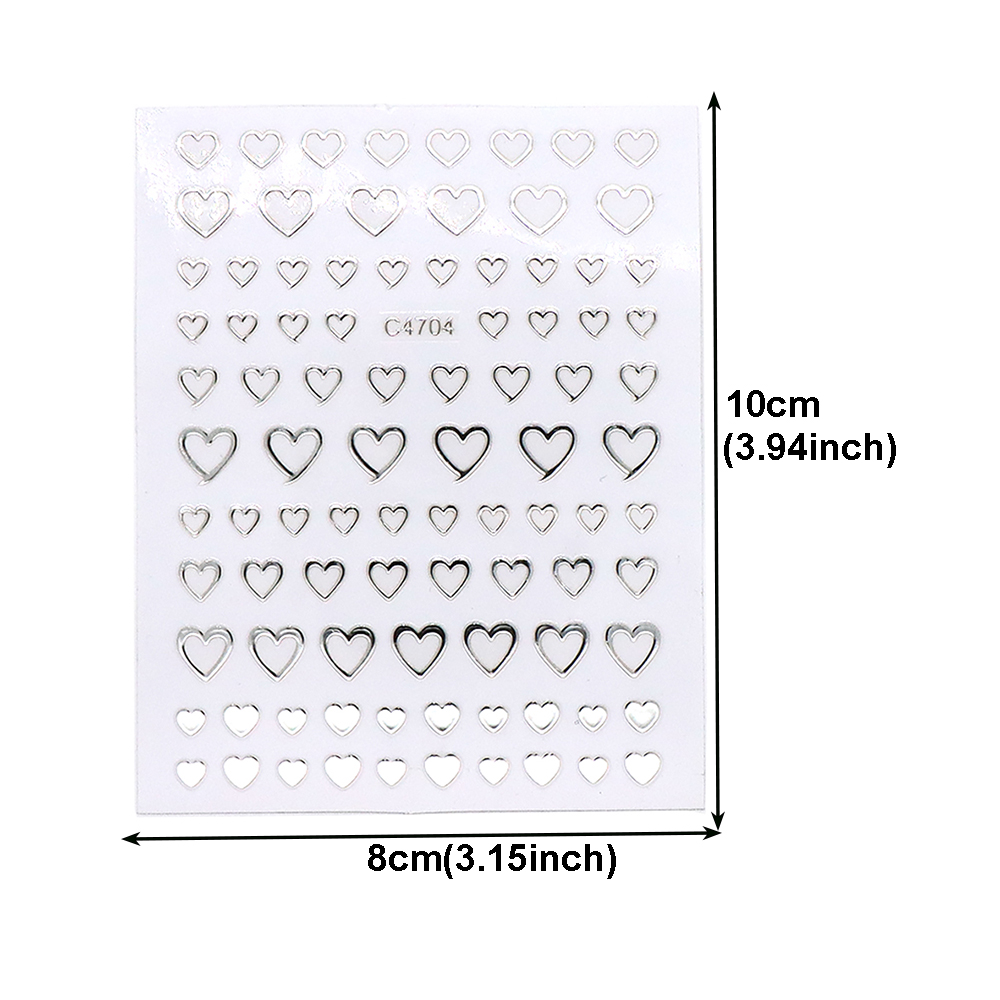 12 Vellen Ster/Hart/Maan Nail  - Nail Art Valentine recensie en prijs