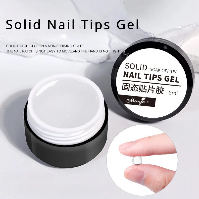 3 stks/set Solid Nail Tips Gel - Nail Art Full Color recensie en prijs
