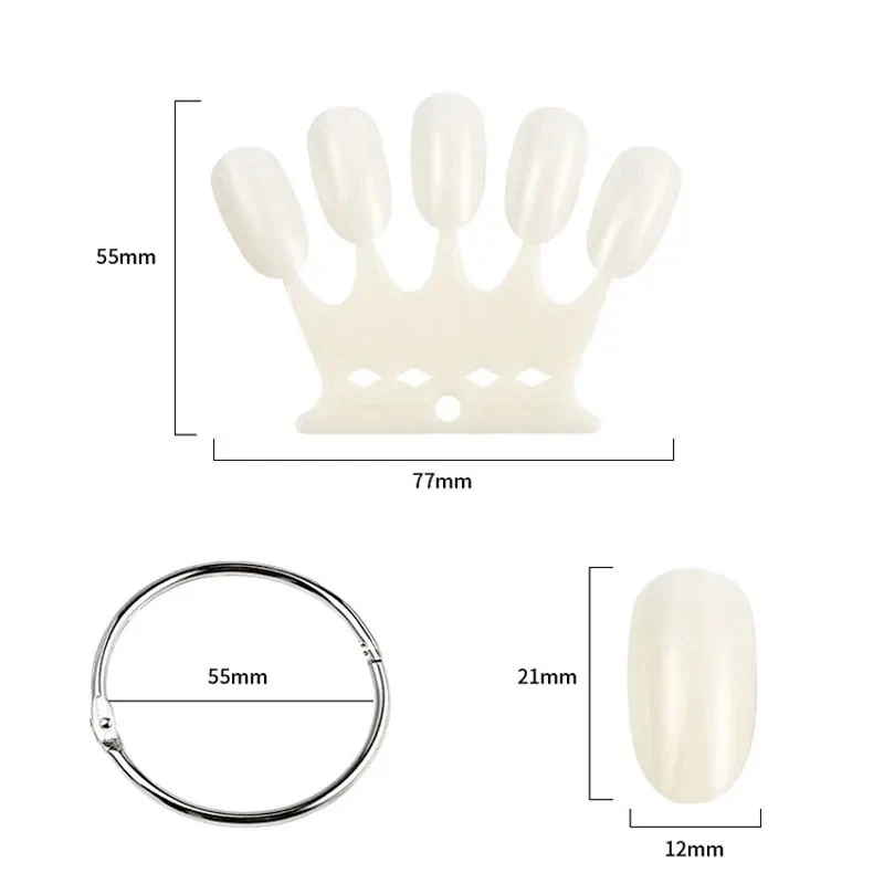50 stks/pak Kroonvorm Valse Ti - Nail Art Oval recensie en prijs