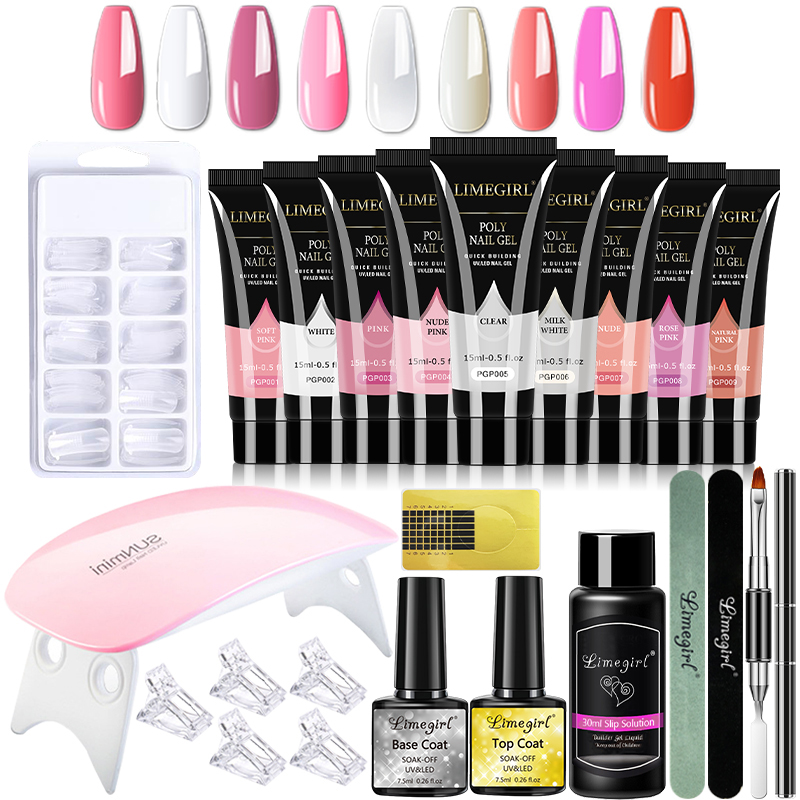 15 ml nagelgelset voor snelle  - Polygel Nail Kit recensie en prijs