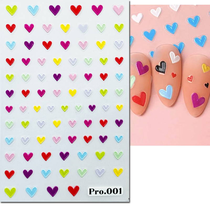 5d Reliëf Nail Art Stickers Va - Nail Art Valentine recensie en prijs