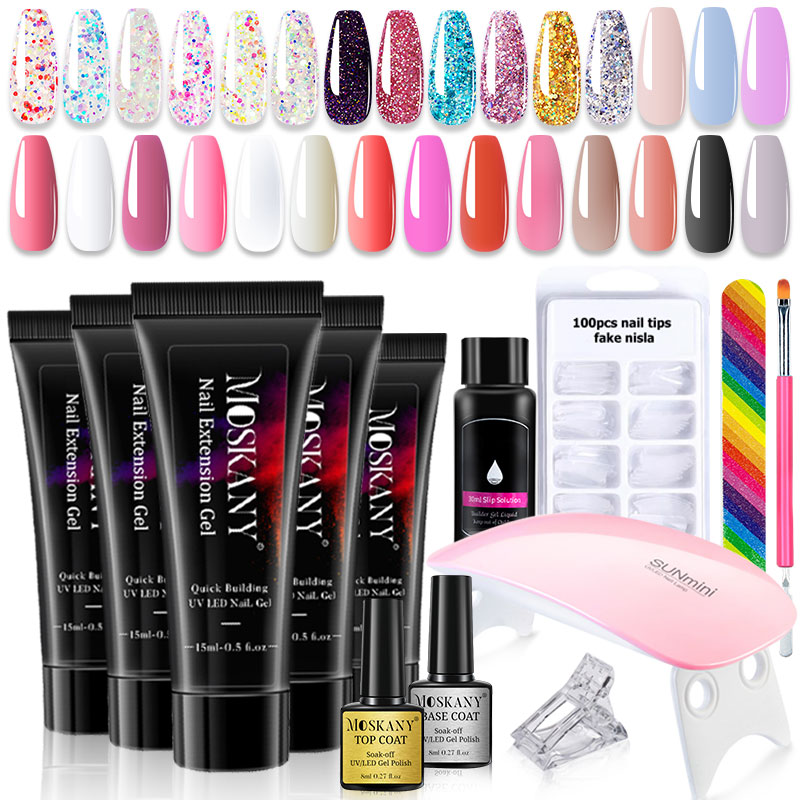 Poly nagelgel volledige set me - Polygel Nail Kit recensie en prijs