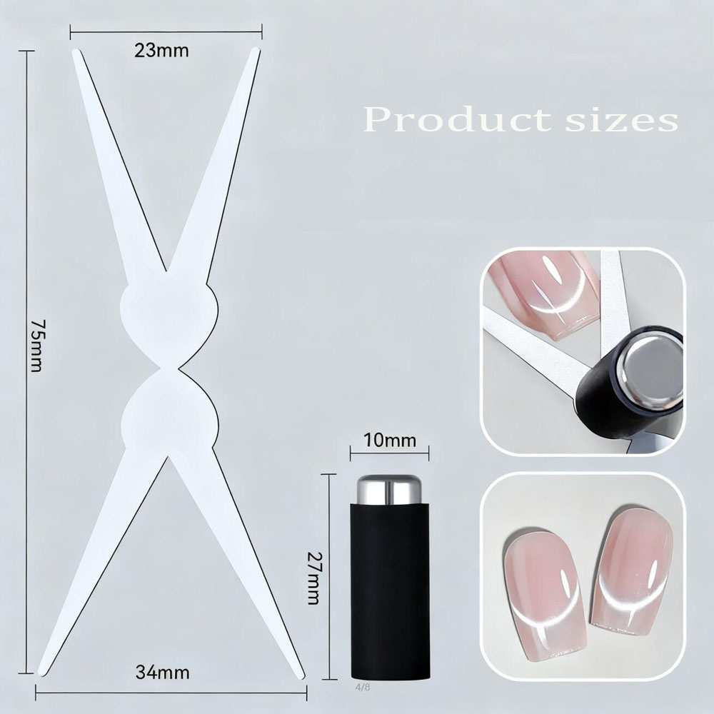 3D Dubbelkopige Nagels Franse  - Nail Art Full Color recensie en prijs