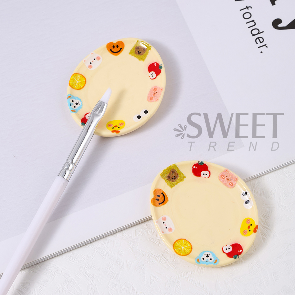 2 stuks Cartoon Cat Kleurenpal - Nail Art Full Color recensie en prijs