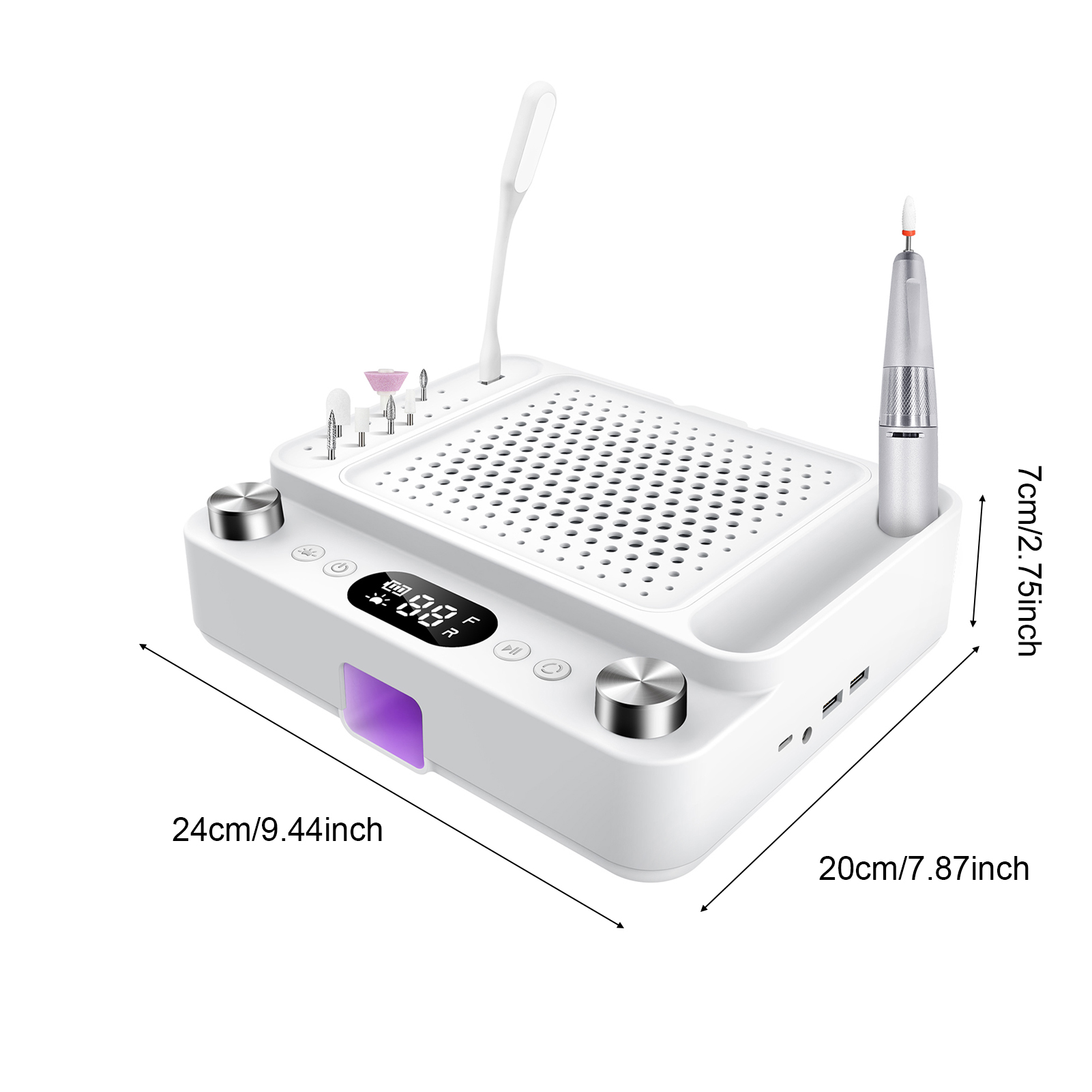 5-in-1 Nagelboormachine Stofzu - Uv Led Lamp Nail recensie en prijs