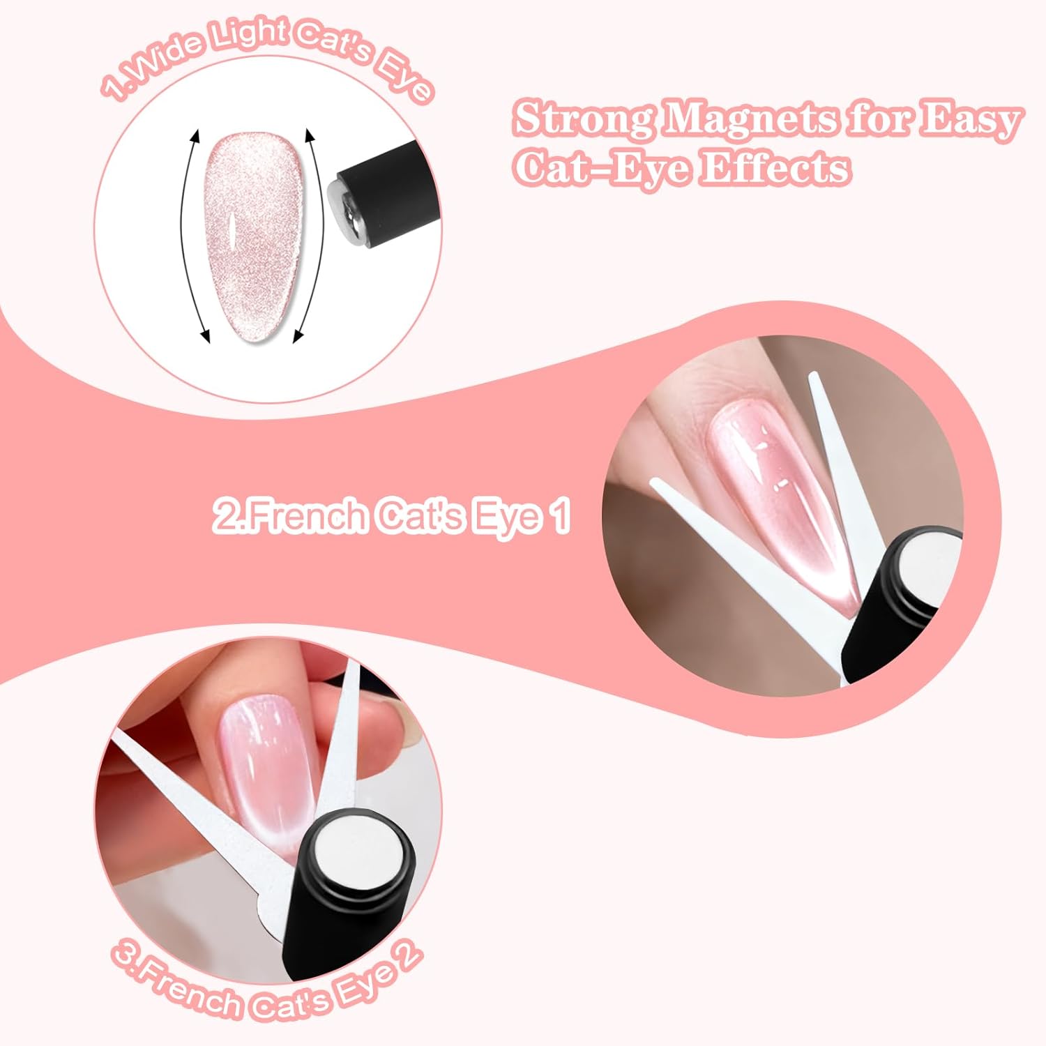 Dubbelzijdige nagelmagneten, F - Nail Art Full Color recensie en prijs