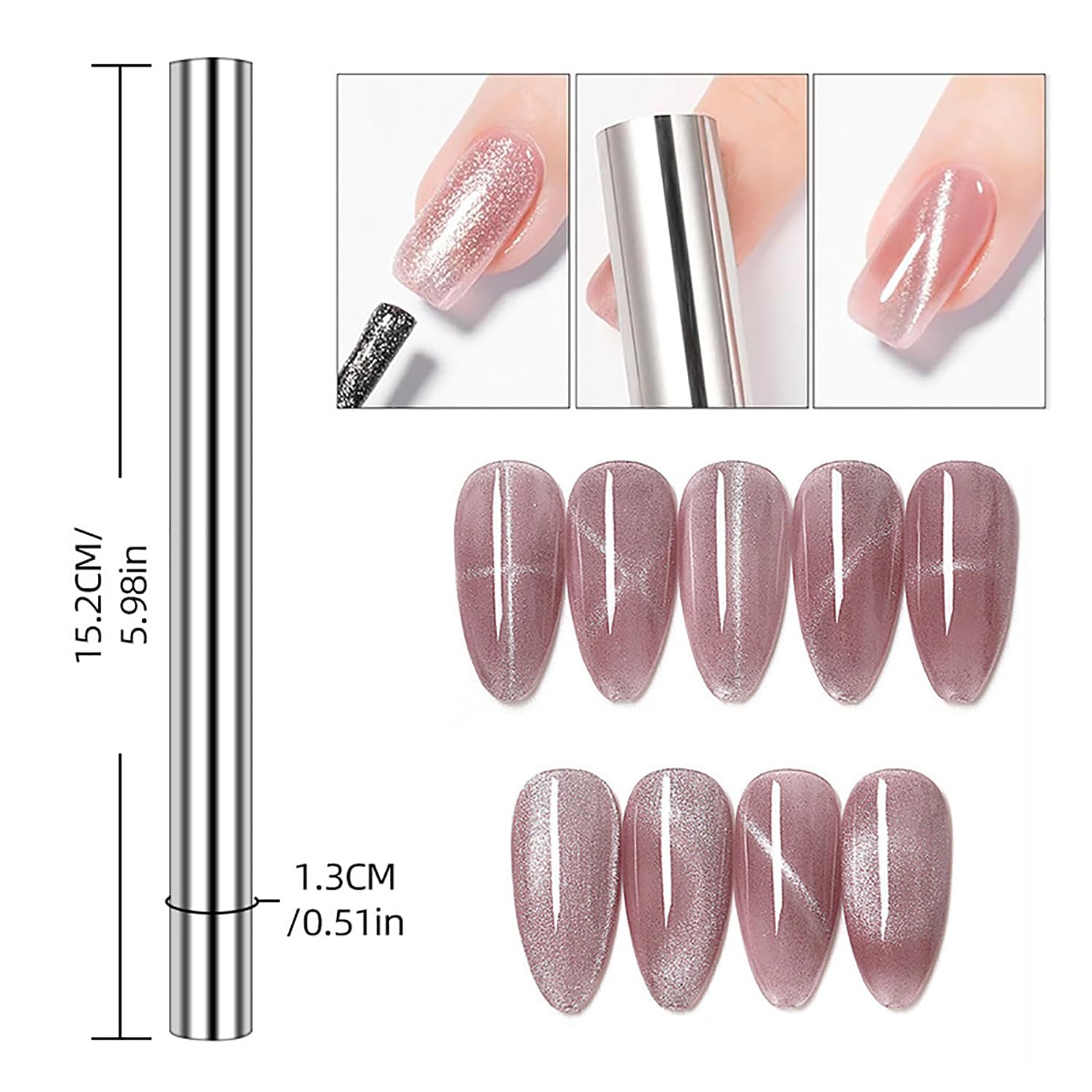 10 stuks Cat Eye magneetset na - Nail Art Full Color recensie en prijs