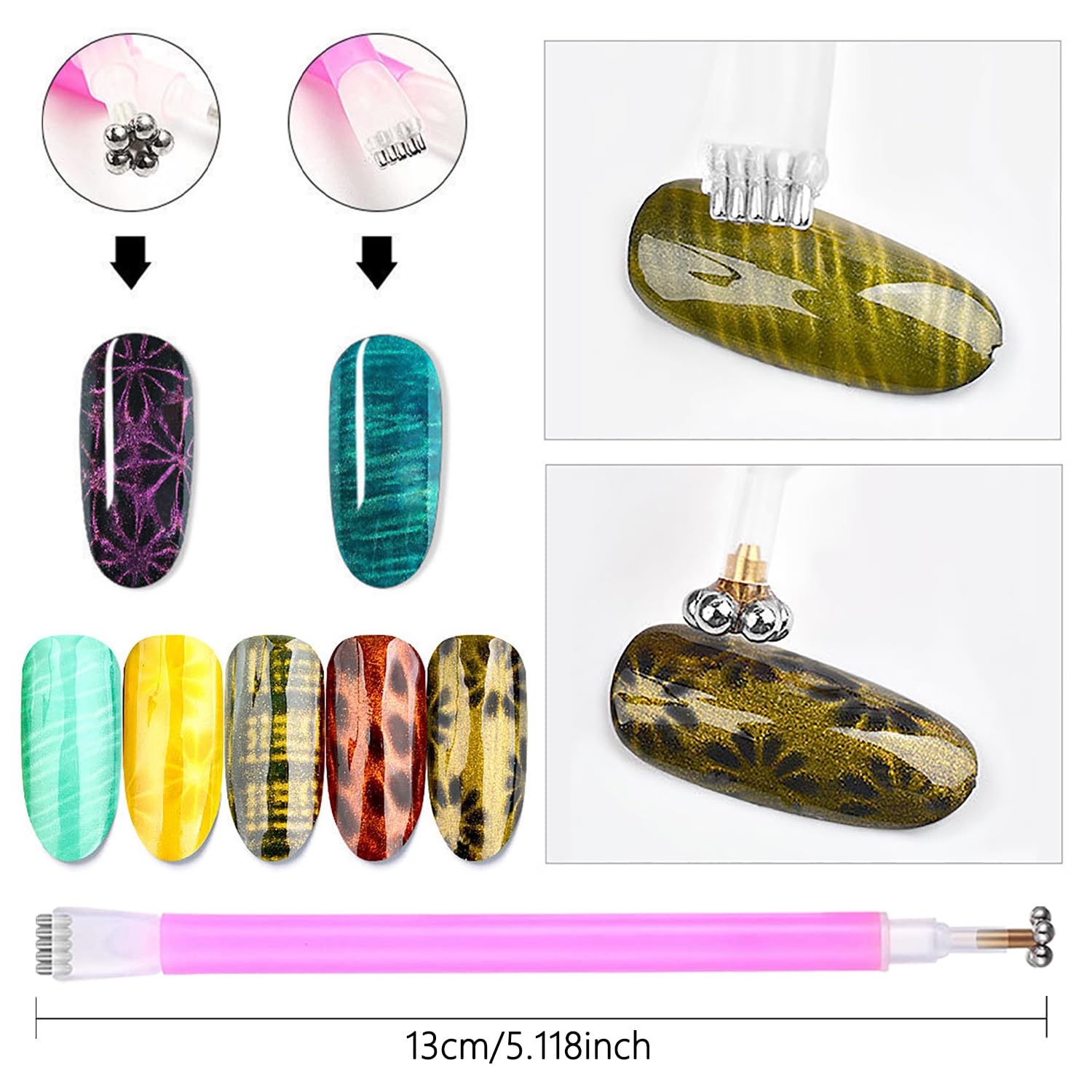 10 stuks Cat Eye magneetset na - Nail Art Full Color recensie en prijs