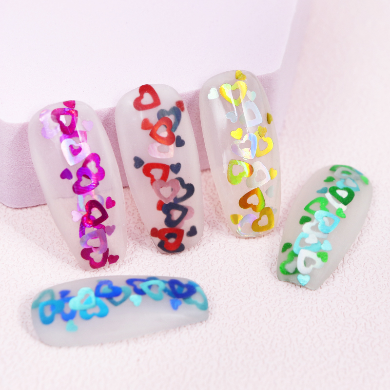 Holografische Liefde Hart Nail - Nail Art Valentine recensie en prijs