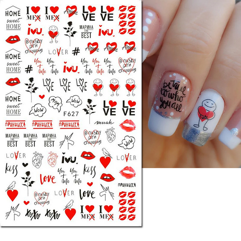 3D Nagelsticker Decals Valenti - Nail Art Valentine recensie en prijs