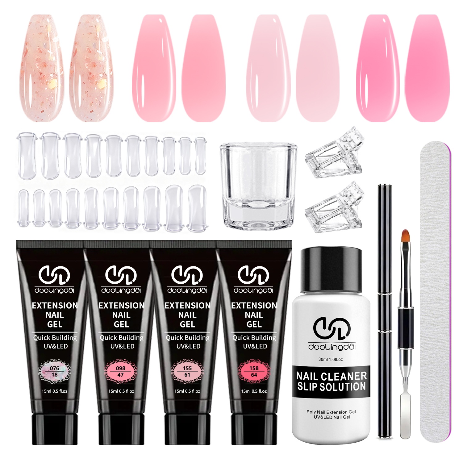 Duolingdai Poly Gel Nagellak S - Polygel Nail Kit recensie en prijs