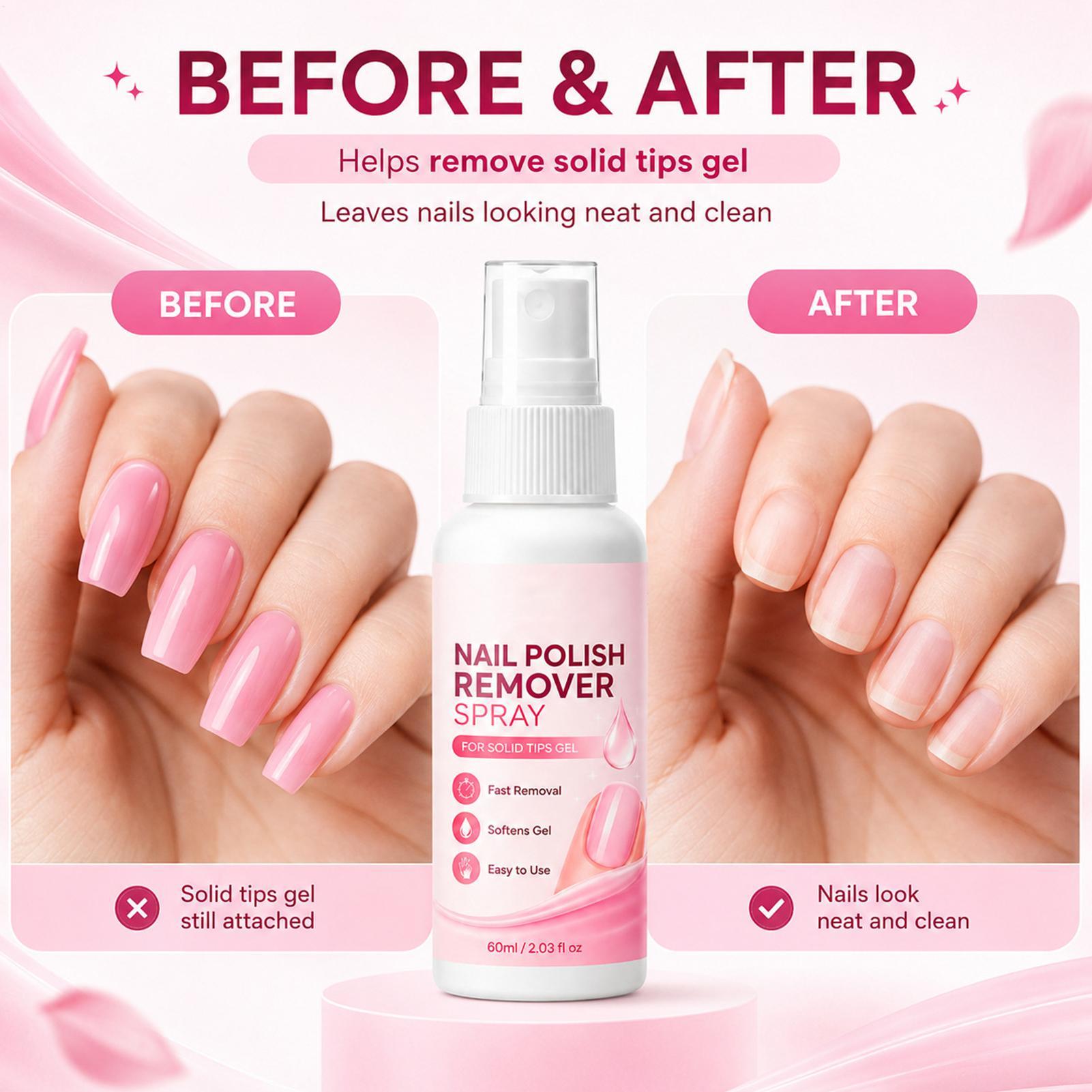 60ml Nagelverwijderaar Spray v - Nail Art Fake Nails recensie en prijs