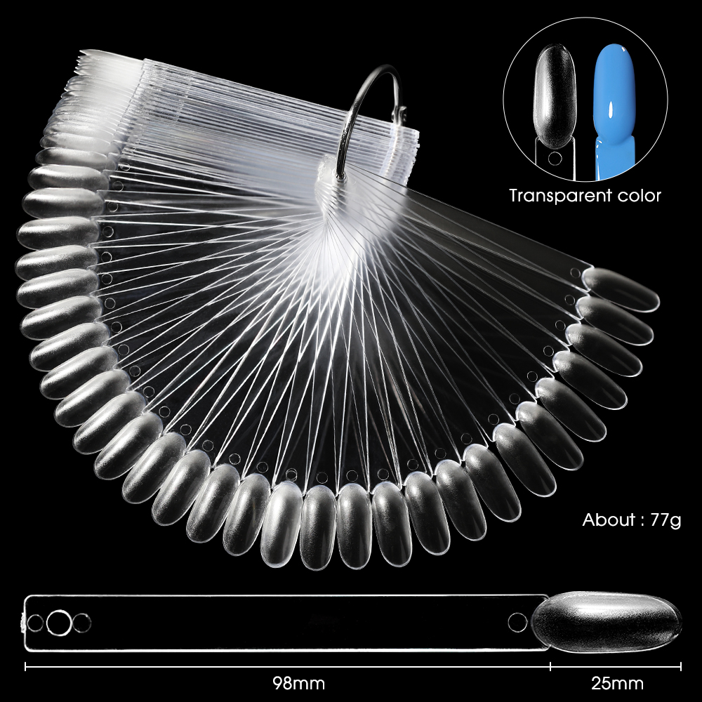 50 stuks valse nagel display s - Nail Art Oval recensie en prijs