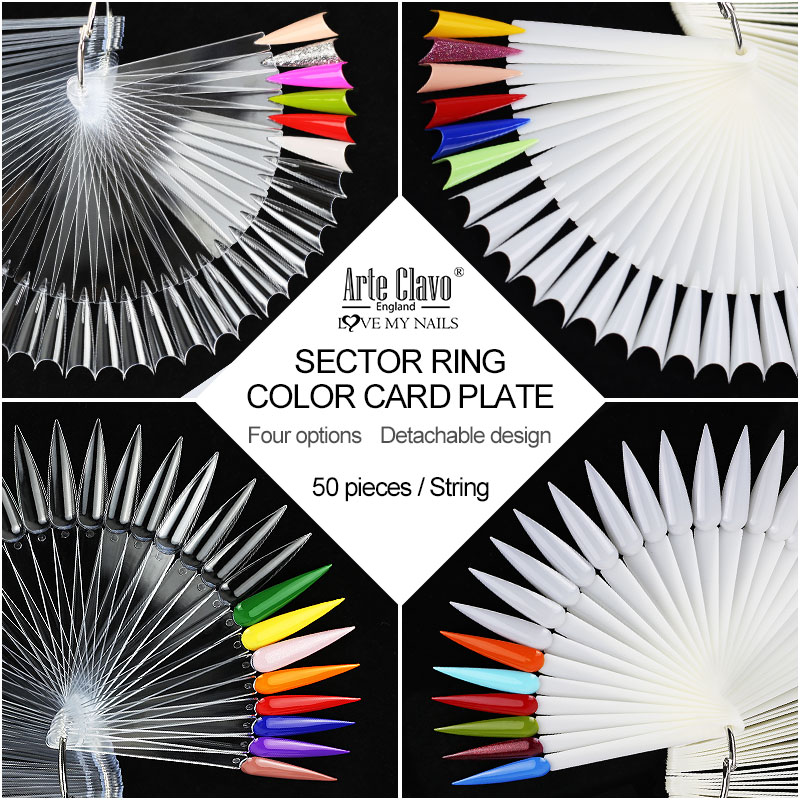 50 stuks valse nagel display s - Nail Art Oval recensie en prijs