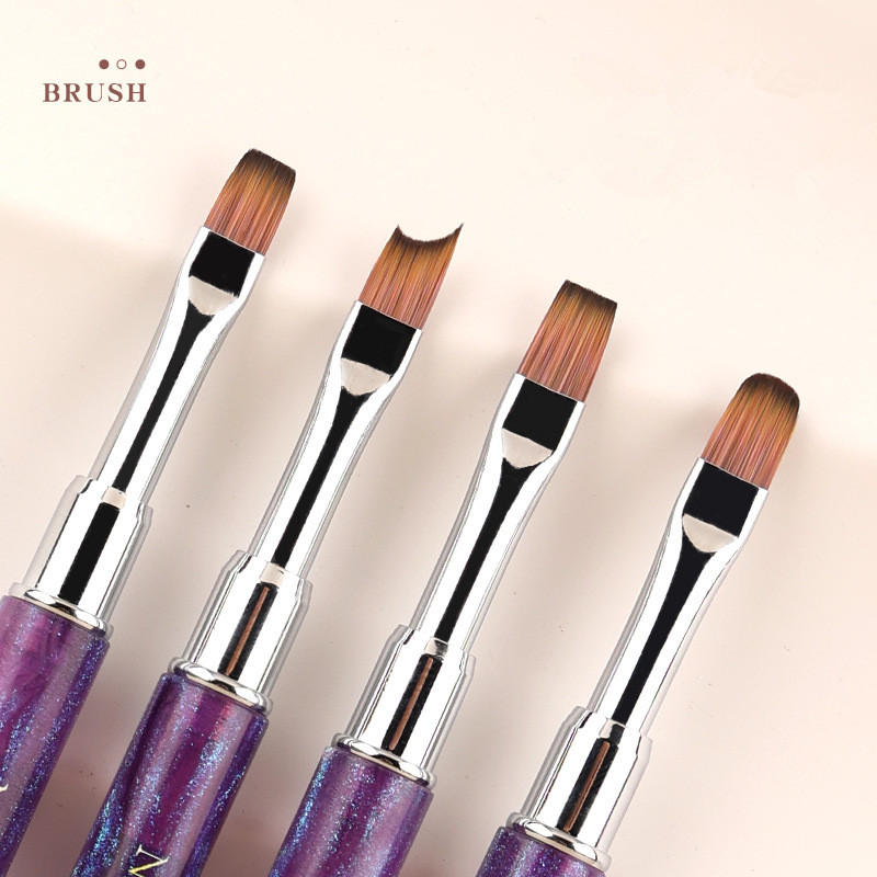 1PC Gel Brush Ovaal & Platte U - Nail Art Oval recensie en prijs