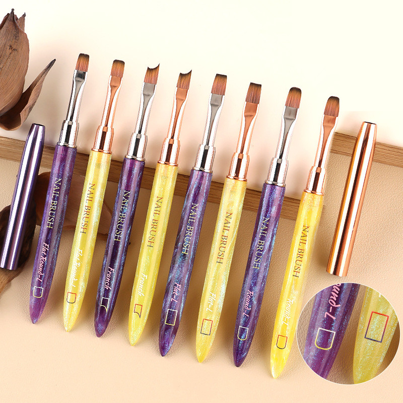 1PC Gel Brush Ovaal & Platte U - Nail Art Oval recensie en prijs