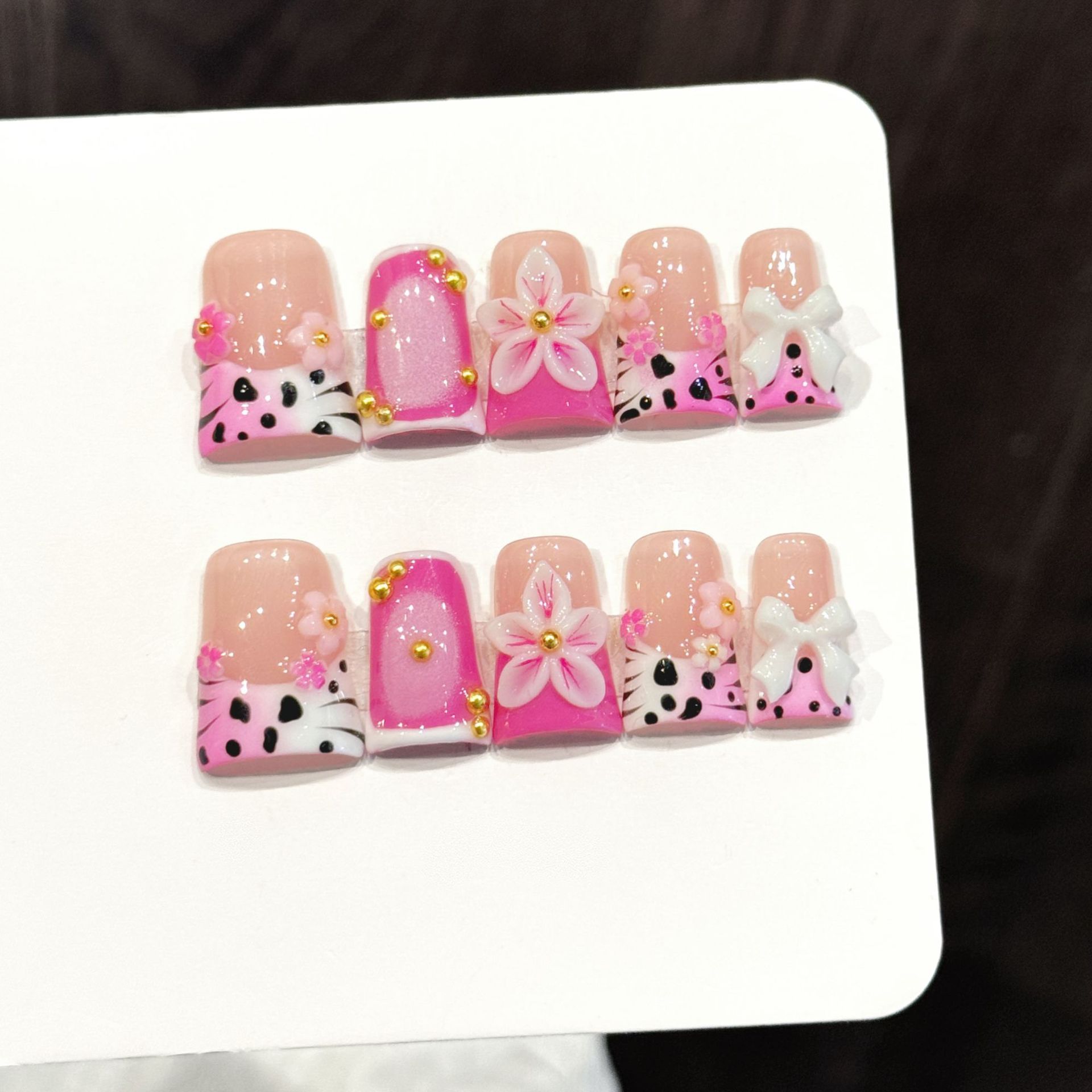 10st Oceaan Stijl Nepnagels Du - Nail Art Fake Nails recensie en prijs