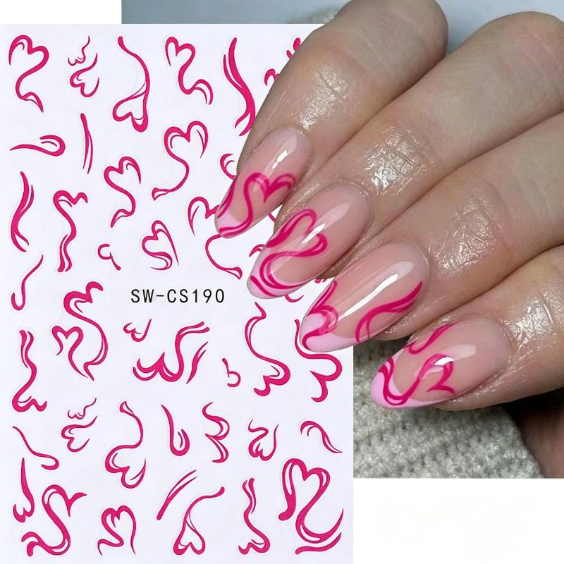 2 vellen zoete nail art sticke - Nail Art Valentine recensie en prijs