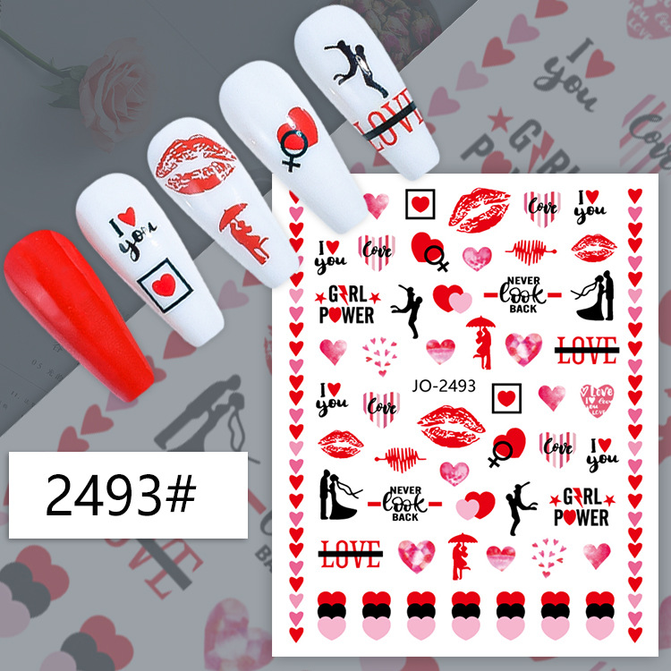 3D Nagelsticker Decals Geometr - Nail Art Valentine recensie en prijs