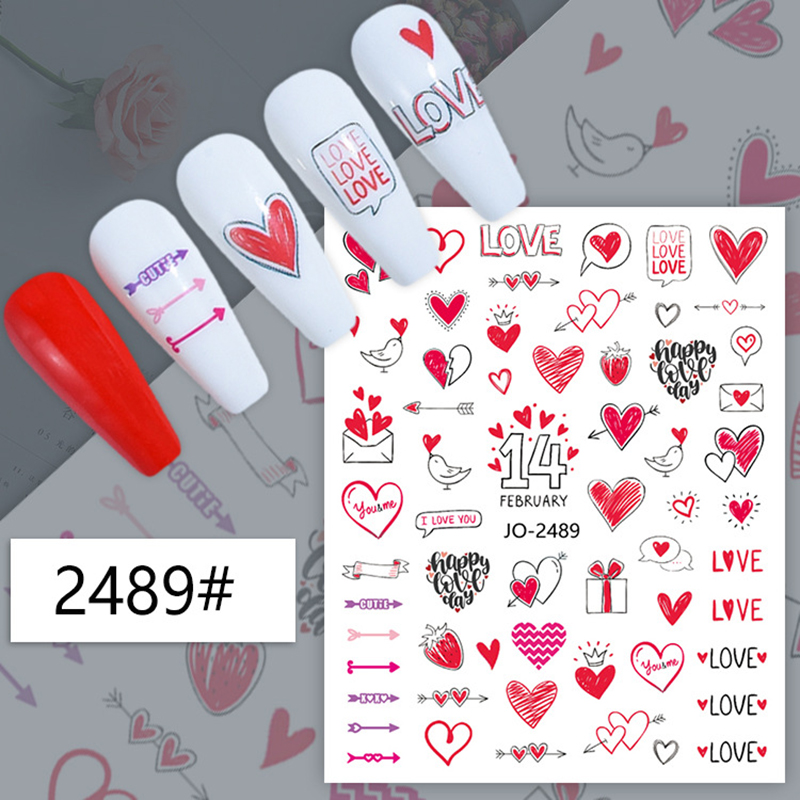 3D Nagelsticker Decals Geometr - Nail Art Valentine recensie en prijs